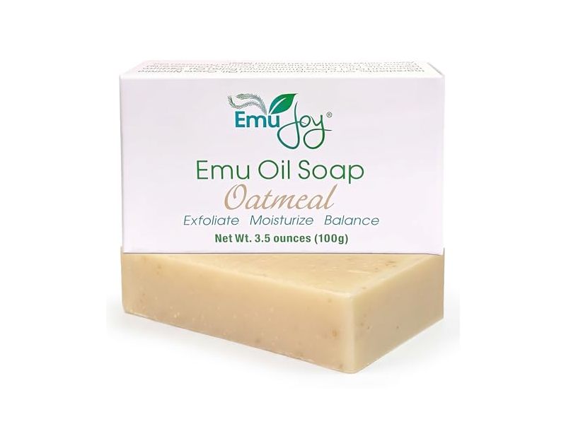 Emu Joy Emu Oil Soap, Oatmeal, 3.5 oz/100 g