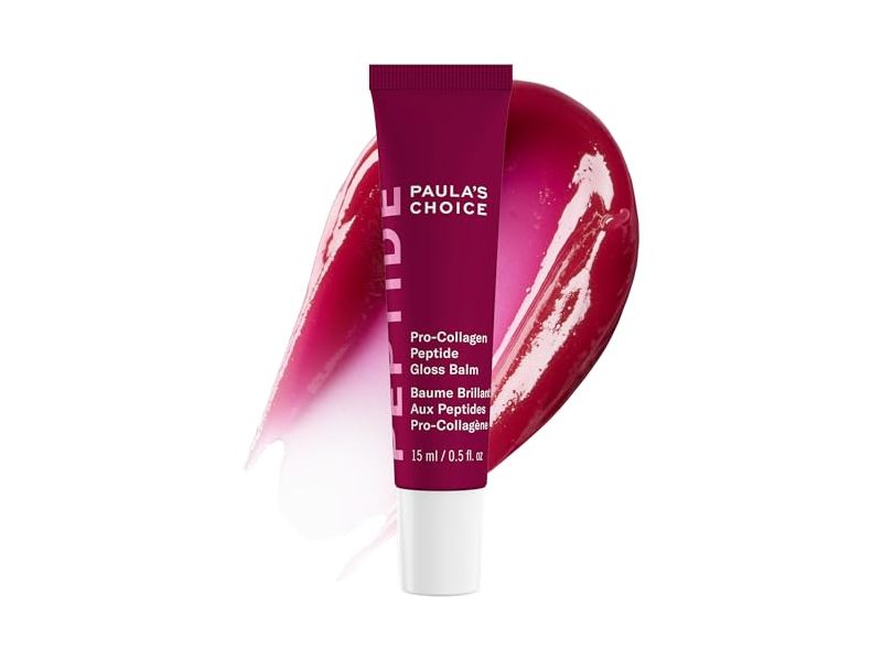 Paula’s Choice Pro-Collagen Peptide Gloss Lip Balm, Deep Plum, 0.5 fl oz/15 mL