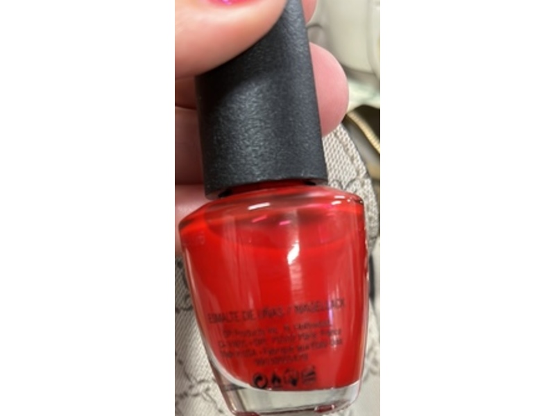 O.P.I Nail Lacquer, Red Hot Rio, 0.5 fl oz/15 mL