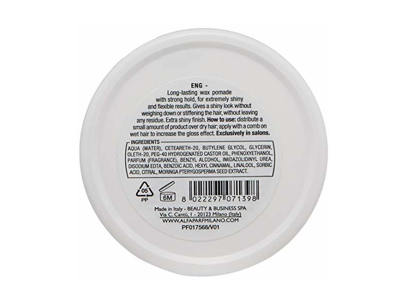 Alfaparf Milano Style Stories Glossy Pomade, 3.66 oz