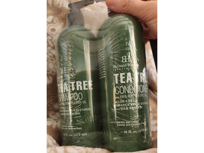 Botanic Hearth Shampoo & Conditioner Set, Tea Tree, 16 fl oz/473 mL, 2 Count
