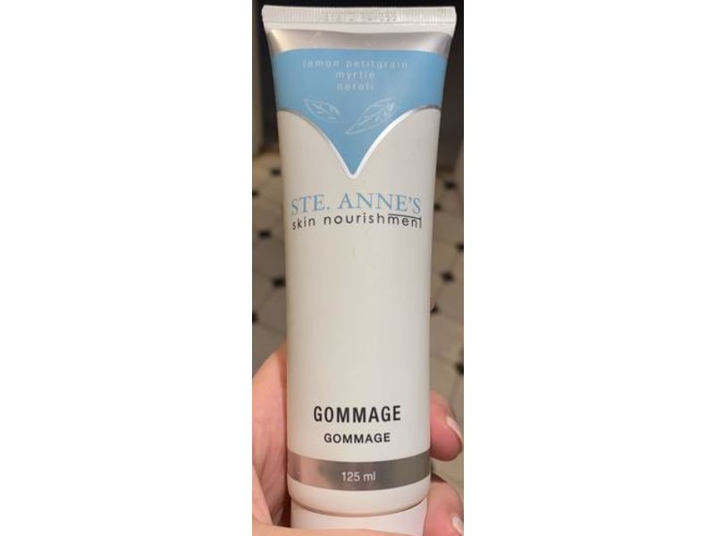 Ste. Anne's Skin Nourishment Gommage, Lemon Petitgrain, Myrtle, 125 mL