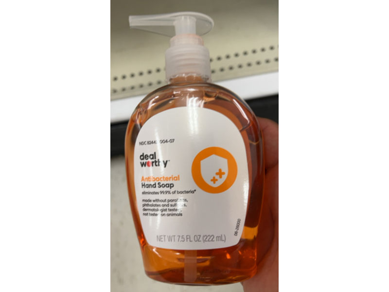 Deal Worthy Antibacterial Hand Soap, 7.5 fl oz/222 mL