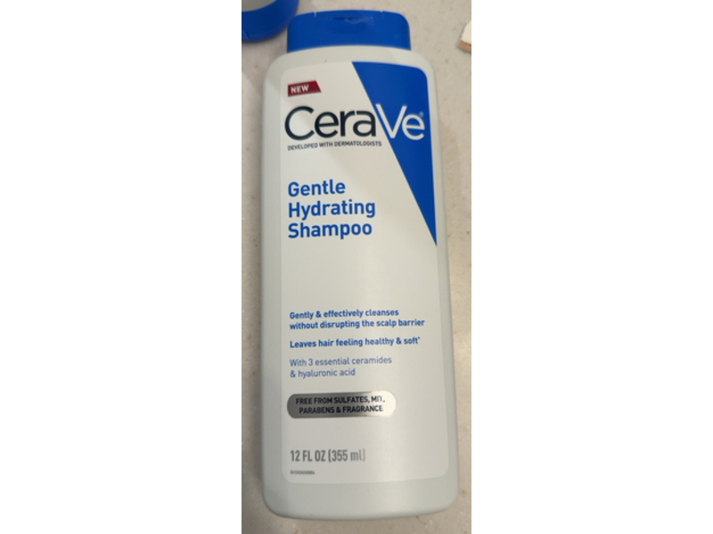 CeraVe Gentle Hydrating Shampoo, 12 oz/355 mL