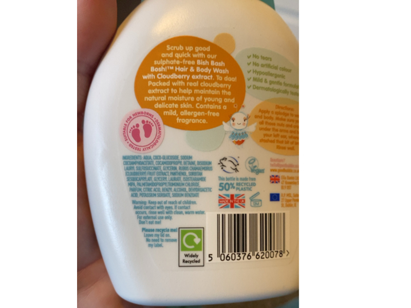 Good Bubble Bish Bash Bash! Hair & Body Wash, Cloudberry, 8.45 fl oz/250 mL