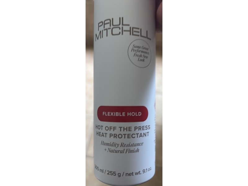 Paul Mitchell Hot Off The Press Heat Protectant, Flexible Hold, 9.1 oz/255 g