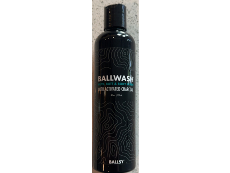 Ballsy Ballwash Bodywash, Activated Charcoal, 80 fl oz/237 mL