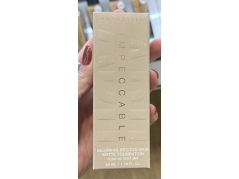 Anastasia Beverly Hills Impeccable Blurring Second Skin Matte Foundation, 3Cr, 1.18 fl oz/35 mL