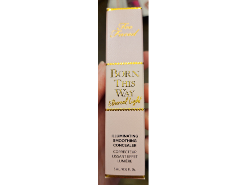 Too Faced Born This Way Ethereal Light Illuminating Smoothing Concealer, Sugar, 0.16 fl oz/5 mL