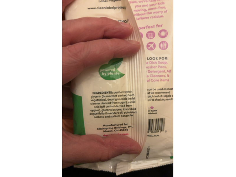 Dapple Baby On-The-Go All Purpose Wipes, Hint of Lavender, 30 Wipes