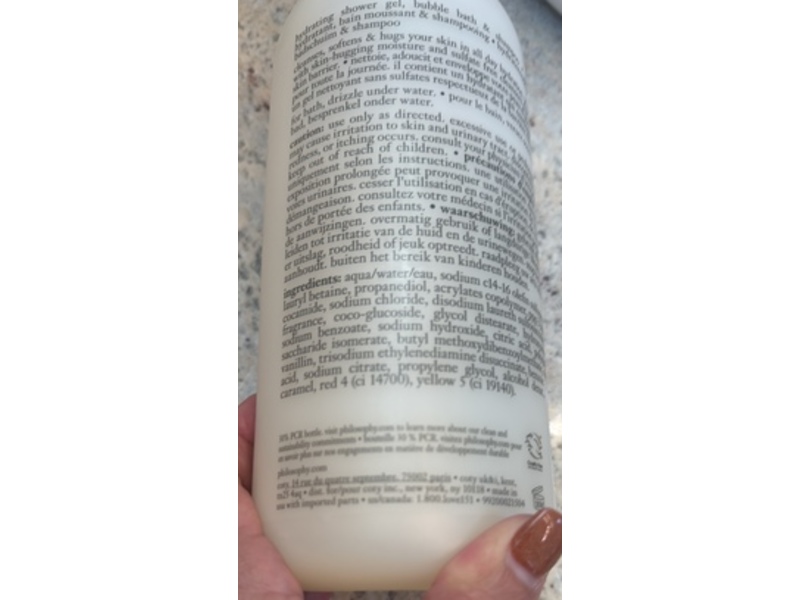 Philosophy Hydrating Shower Gel, Christmas Cookie, 32 fl oz/947 mL