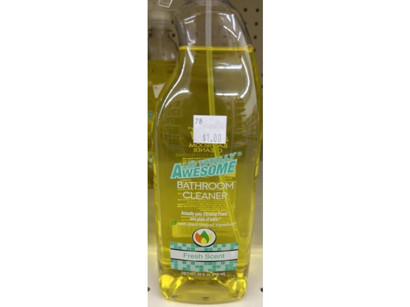 LA's Totally Awesome Bathroom Cleaner, Fresh Scent, 32 fl oz/946 mL, Pack Of 2