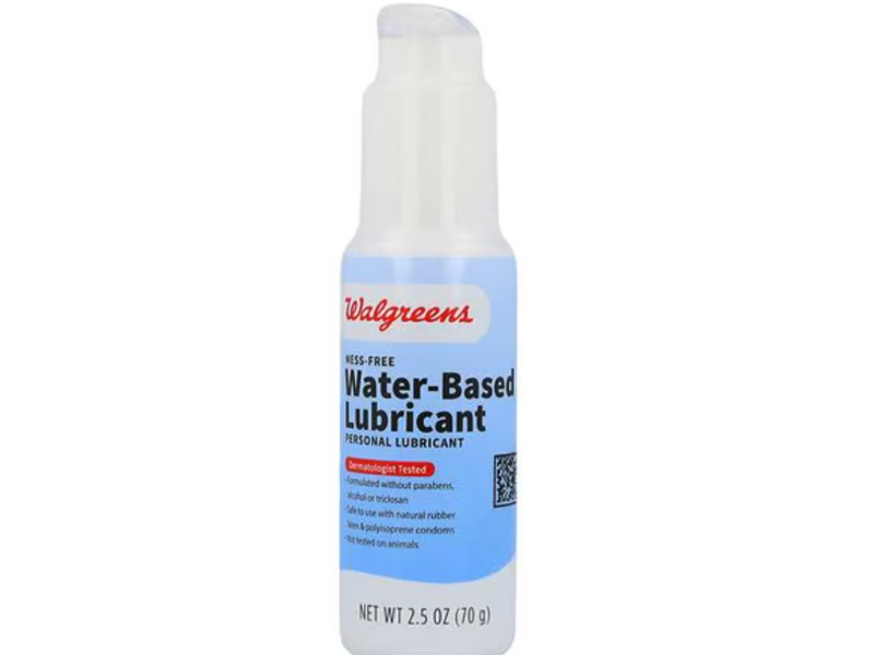 Walgreens Water Based Lubricant, 2.5 oz/70 g
