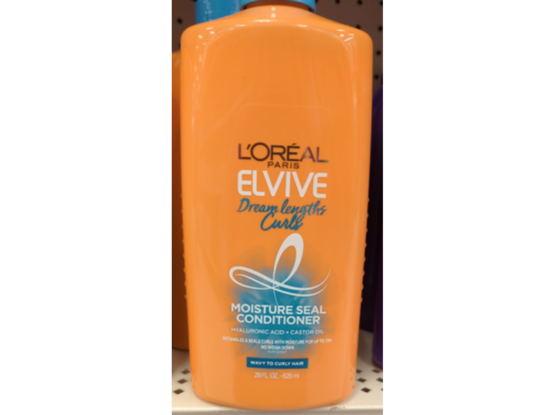 L'Oreal Paris Elvive Dream Lengths Curls Moisture Seal Conditioner, 28 fl oz/828 mL