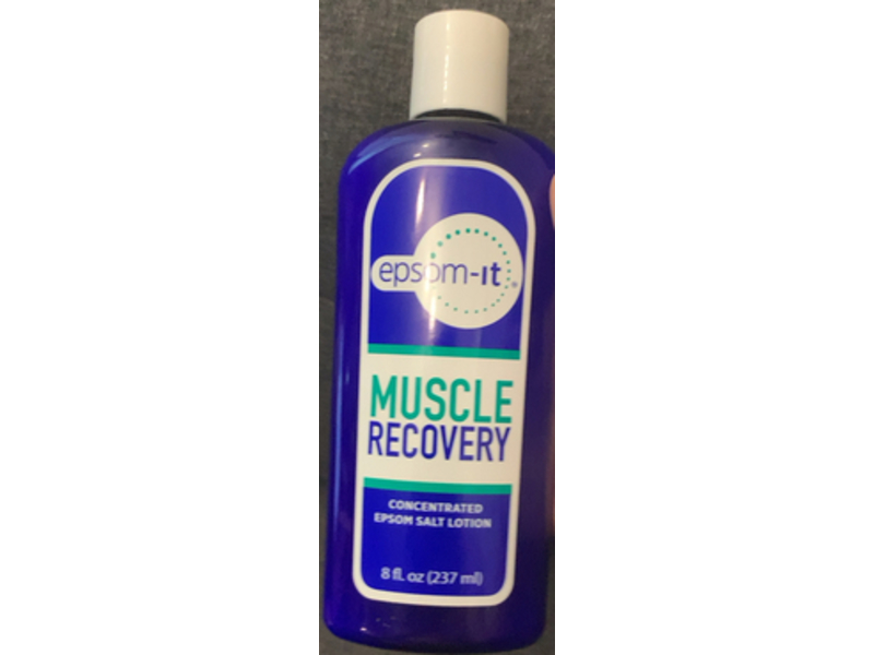 Epsom-It Muscle Recovery Concentrated Epsom Salt Lotion, 8 fl oz/237 mL