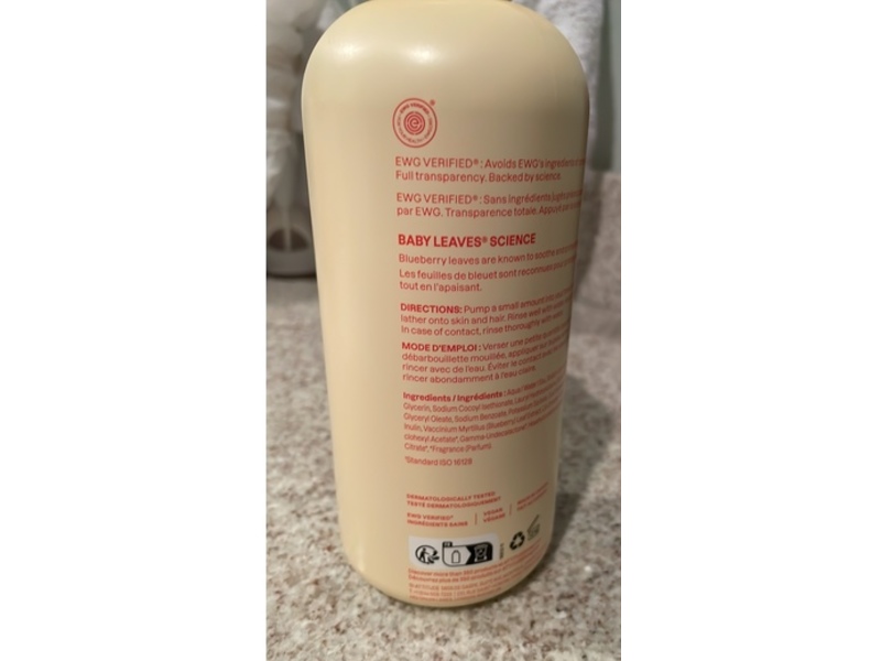 Attitude Baby Leaves Shampoo & Body Wash, Pear Nectar, 16 fl oz/473 mL