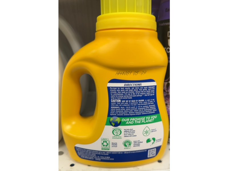 Arm & Hammer Liquid Laundry Detergent, Clean Burst, 33 Loads, 33 fl oz