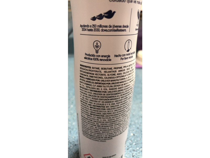 Dove Uniform Tone Antiperspirant Aerosol, Rose, 150 mL