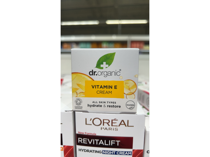 Dr Organic Bioactive Skincare Organic Vitamin E Super Hydrating Cream, 50 mL