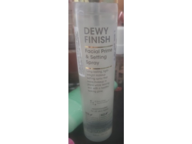 Giovani Dewy Finish Facial Prime & Setting Spray, 5 fl oz