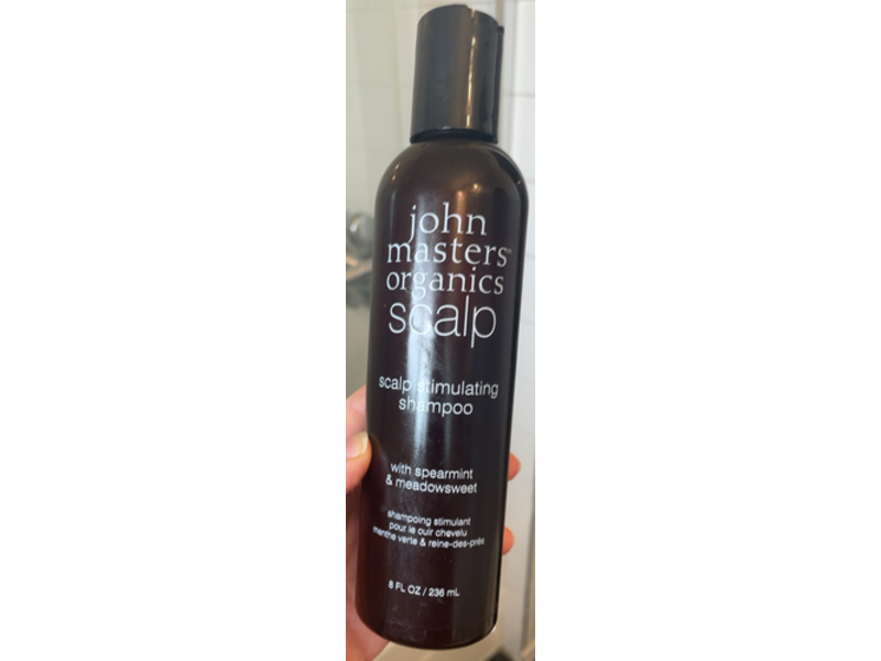 John Masters Organics Scalp Stimulating Shampoo, Spearmint & Meadowsweet, 8 fl oz/236 mL