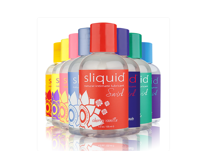 Sliquid Natural Intimate Lubricant, Swirl, 4.2 oz/125 mL