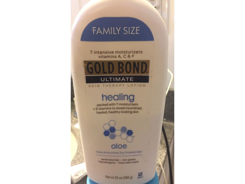Gold Bond Ultimate Skin Therapy Lotion Healing with Aloe, 20 oz Ingredients  and Reviews