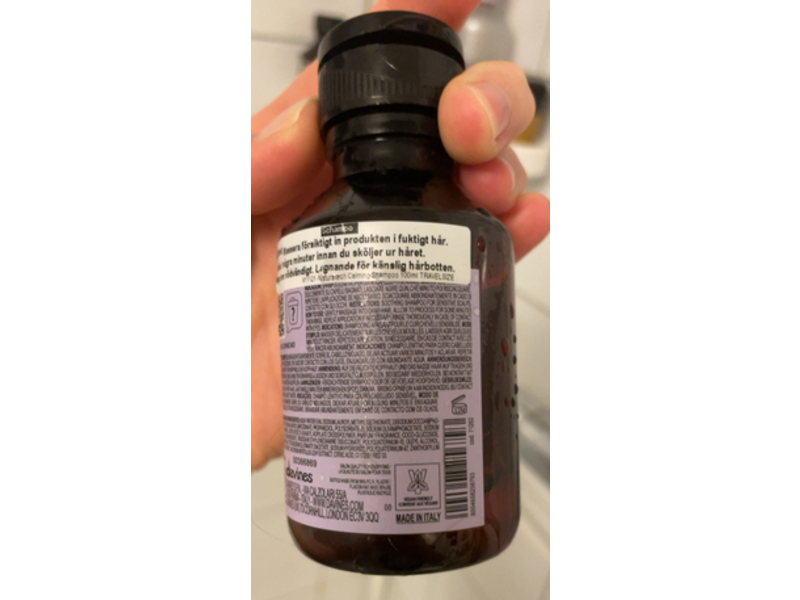 Davines Natural Tech Calming Shampoo, 3.38 fl oz/100 mL