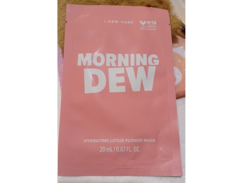 I Dew Care Hydrating Lotus Flower Mask, 0.67 fl oz/20 mL