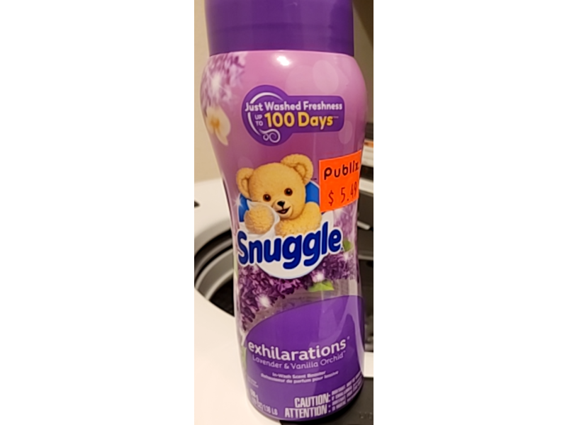 Snuggle Exhilarations Wash Laundry Scent Booster, Lavender & Vanilla Orchid, 19 oz/538 g