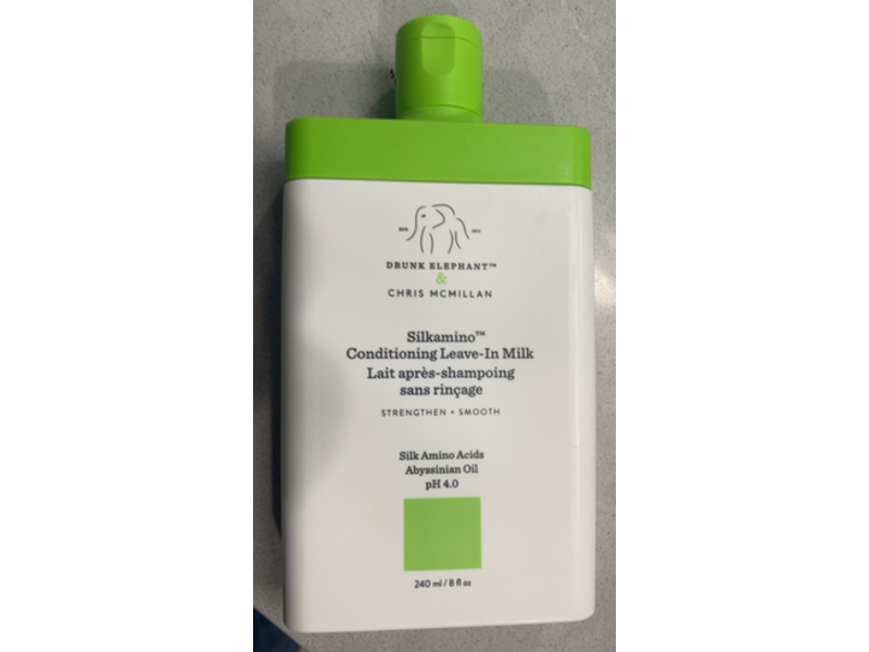 Drunk Elephant Silkamino Conditioning Leave-In Milk, 8 fl oz/240mL