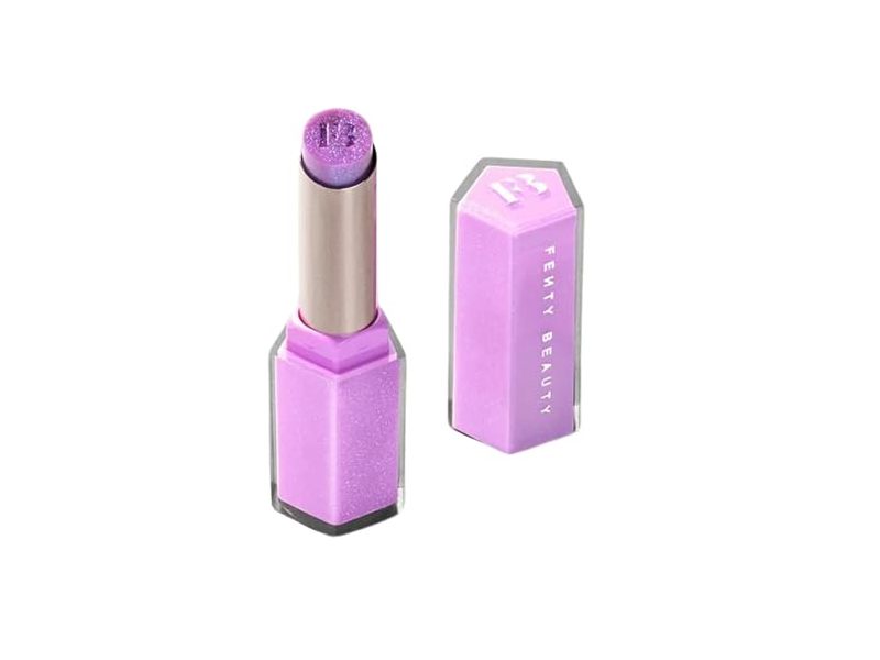 Fenty Beauty Lip Gloss Bomb Stix Shimmer, Icy Amethyst, 0.12 oz/3.6 g