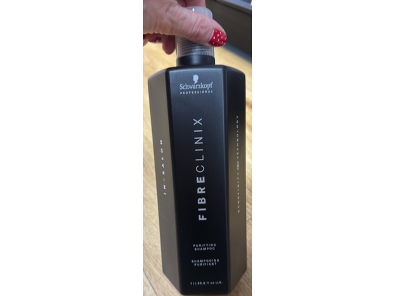 Schwarzkopf Professional Fibre Clinix Purifying Shampoo, 33.8 fl oz/1 L