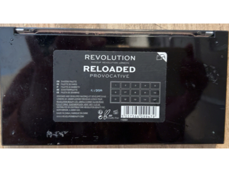 Makeup Revolution Reloaded Provocative, 15 Shades, 0.04 oz/1.1 g