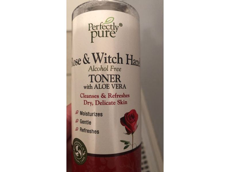 Perfectly Pure Toner, Rose & Witch Hazel, 8 fl oz/236 mL