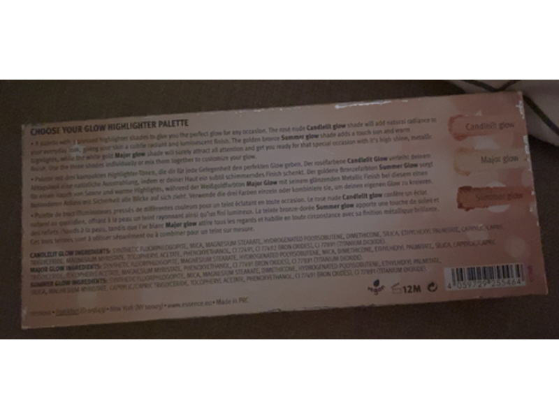 Essence Choose Your Glow Highlighter Palette, 0.63 oz/18 g