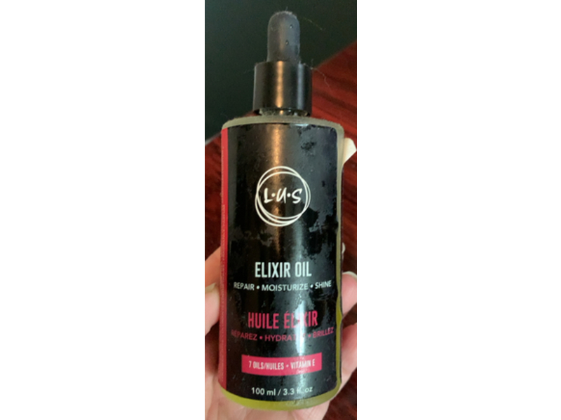 LUS Love Ur Curls Elixir Oil, 3.3 fl oz/100 mL