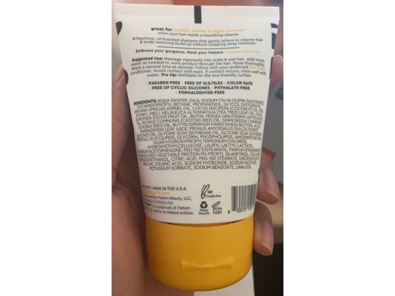 Pattern Hydration Shampoo, 3 fl oz/88.7 mL