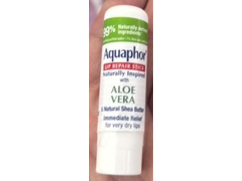 Aquaphor Lip Repair Stick, Aloe Vera & Shea Butter, 0.17 fl oz/4.8 g