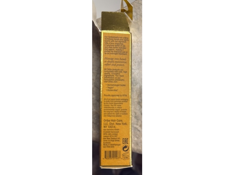 ORIBE Nourishing Hand Cream, 1.0 fl oz/30 mL