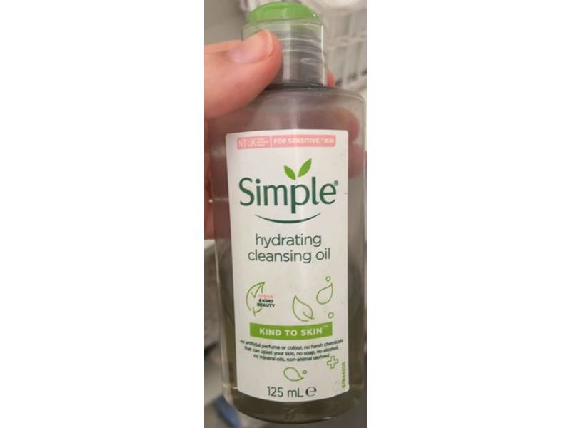 Simple Hydrating Cleansing Oil Kind To Skin, 125 mL