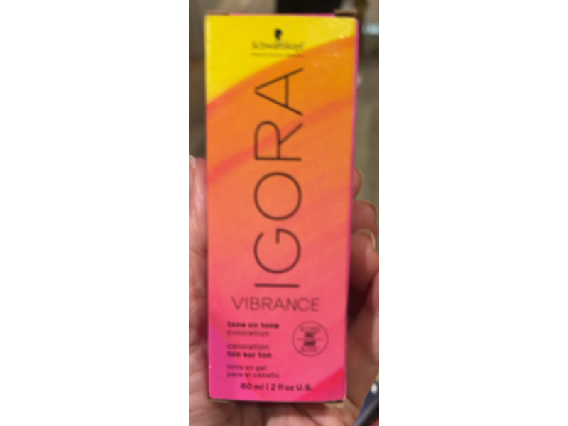 Schwarzkopf Igora Vibrance Tone, 7-65 Medium Blonde Chocolate Gold, 2 fl oz/60 mL