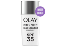 Olay Prime & Protect Face Sunscreen, SPF 35, Vitamin C, 1.3 fl oz/40 mL - thumbnail 1