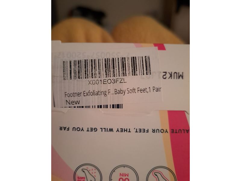 Footner Exfoliating Socks, 1 pair