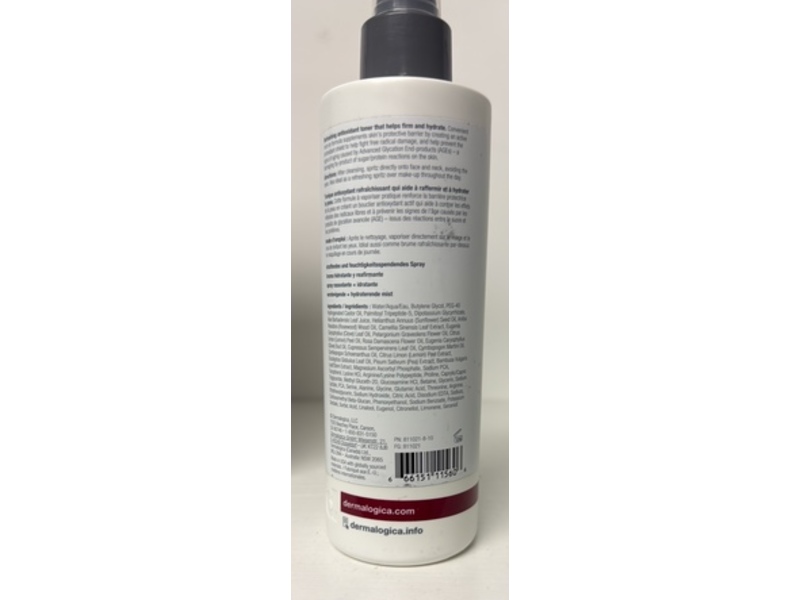 Dermalogica Antioxidant Hydramist Firming + Hydrating Mist, 8.4 fl oz/250 mL