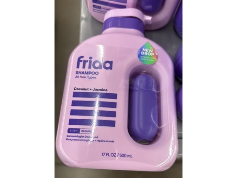 Frida Shampoo , Coconut+Jasmine, 17 fl oz/500 mL