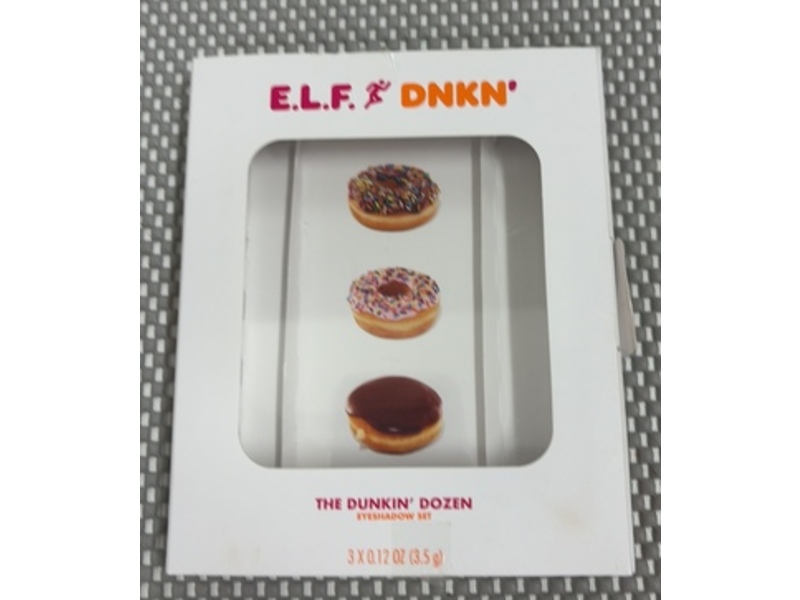 e.l.f Dnkn The Dunkin Dozen Eyeshadow, 0.12 oz/3.5 g