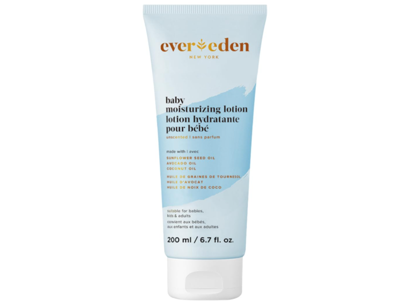 Evereden Baby Moisturizing Lotion, Unscented, 6.7 fl oz/200 mL