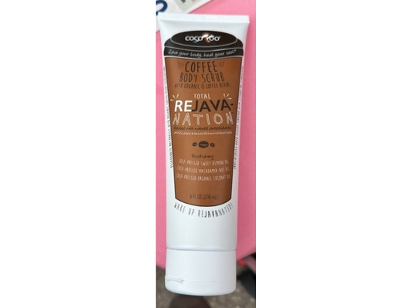 CocoRoo Total Rejavanation Body Scrub, Coffee, 8 fl oz/236 mL