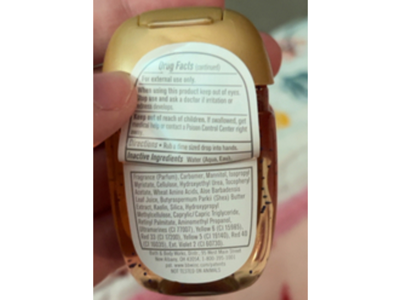 White Barn Anti-Bacterial Hand Gel, Kitchen Mandarin, 1 fl oz/29 mL